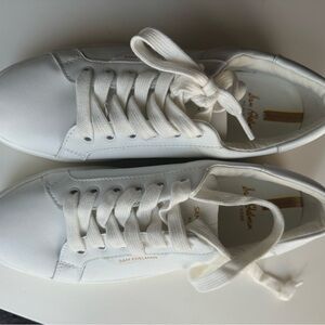 Sam Edelman Classic White Leather Sneakers